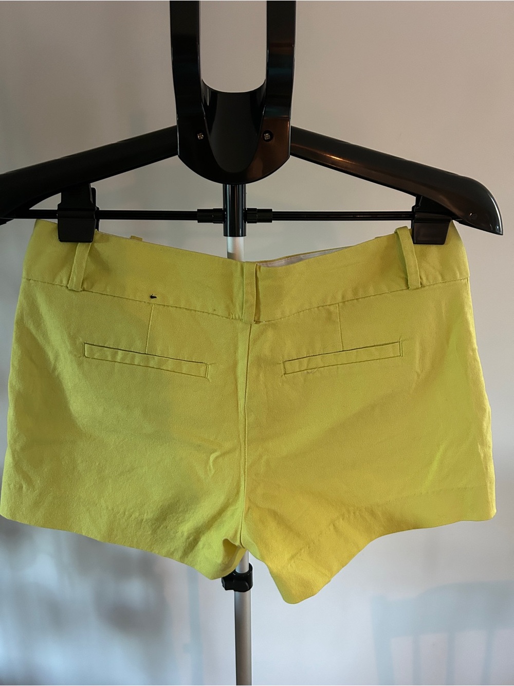 Banana Republic Lime High-Waist Cotton Blend Shorts - Picture 2 of 3